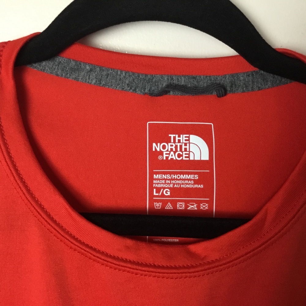 The North Face orange long sleeve tee. Large - Picture 3 of 4